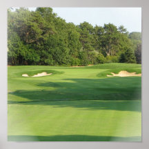 Golfplatz-Plakat-Druck