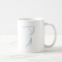 Golfspieler-Ikone Teetasse