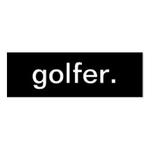 Golfspieler-Visitenkarte