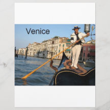 Gondel Italiens Venedig (St.K) Flyerdruck