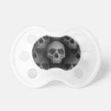 Gotischer fanged Schädel für Baby Baby Schnuller