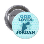 Gott-Lieben Jordanien Anstecknadel