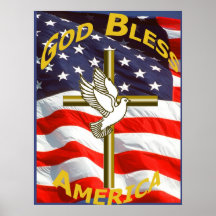 Gott segnen Amerika Posterdrucke