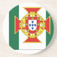 Gouverneur portugais de colonie, drapeau du Portug Dessous De Verres