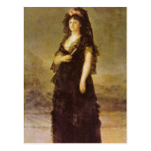 Goya y Lucientes, Francisco de Portrait des Que Postkarten