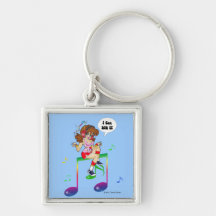 "GRABEN Sie ES GURL" Keychain Schlüsselbänder
