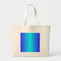 Gradient d'outre-mer cyan et électrique électrique sac fourre-tout