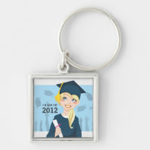 Graduiertes Mädchen Schlüsselbänder