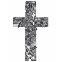 Graffiti-Kreuz