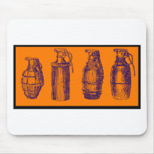 GRANATEN-ORANGE MAUSPADS