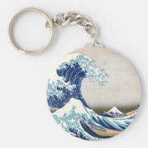 Grand 葛飾北斎の神奈川沖浪裏 de Hokusai de vague Porte-clefs