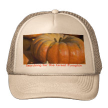 Grand citrouille casquette de camionneur
