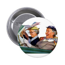 Grand-maman la reine de vitesse badge avec épingle