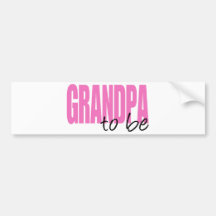 Grand-papa à être (police rose de bloc) autocollants pour voiture