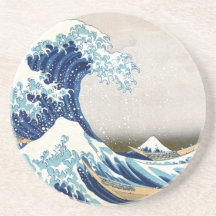 Grands beaux-arts de vague de Hokusai Dessous De Verres