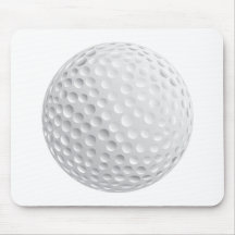 graphique de vecteur de boule de golf tapis de souris