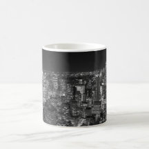 Gratte-ciel noirs et blancs de New York Mug
