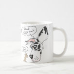 Great dane et harlequin de chiwawa tasses à café