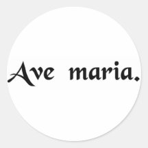 Grêle Mary Autocollants