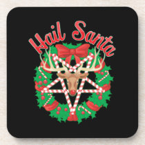 Grêle Père Noël ! dessous de verre liège