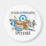 griechischer Spitfire Kühlschrankmagnet