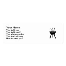 Grill BBQ Business Card Template