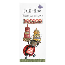 Grill lädt ein individuelle einladung