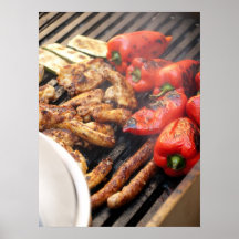Grill Posterdruck