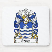 Groen Familienwappen Mousepad
