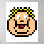 Gros enfant de pixel posters