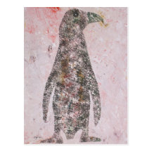 Großartige Höhlen-Pinguin-Postkarte