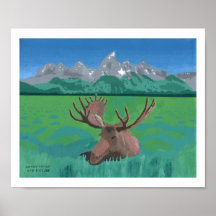 Großartiges Teton Poster