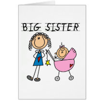 Große Schwester mit wenigen SIS-T-Shirts Karten
