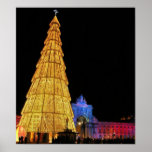 Großer Weihnachtsbaum von Europa poster