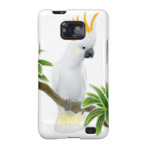 Größerer zitronengelber Kasten Cockatoo-Samsung-Ga Galaxy SII Hüllen