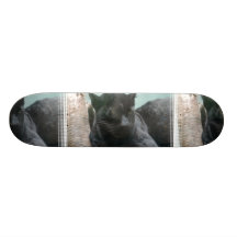 Großes schwarzer Panther-Skateboard Skateboard Deck