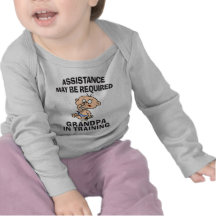 Großvater im Trainings-Baby-T-Shirt