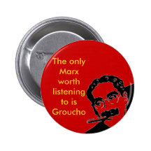 groucho, der einzige Marx wert das Hören zu ist GR Anstecknadel