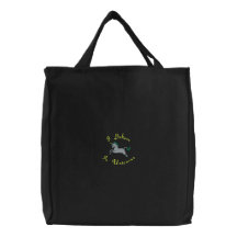 Grüne Unicorn-Tasche