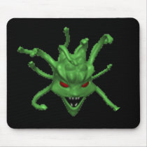 Grüner alien-Typ Mousepad