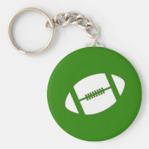 Grüner Fußball Keychain Schlüsselband