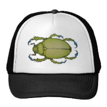 grüner Käfer Baseball Mütze