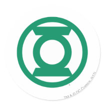 Grünes Laternen-Logo 13