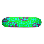 Grünes Skatebored Bedruckte Skateboarddecks