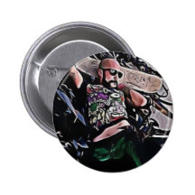 Gruseliger Elvis Buttons
