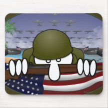Guerre mondiale 2 Kilroy Mousepad Tapis De Souris