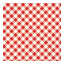 Guingan rouge invitations