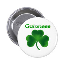 Guinness-Kleeblatt Anstecknadelbuttons