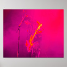 Guitare deux P rose Posters