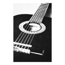Guitare Papiers À Lettres